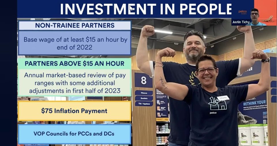 ⚡️Petco just announced raises and bonuses two weeks after we filed for a union election? This is a huge win for Petco Workers United! #petcoworkersunied #petsoverprofit #UnionStrong #Solidarity
