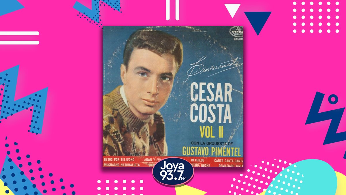 Joya937FM's tweet image. 🎙 @MartinilloJoya presenta su #TopTenDeMartinillo.

🎶 En la posición #4 tenemos a @cesarcostaof con el tema #AdanYEva. 🎤

#FelizSabado