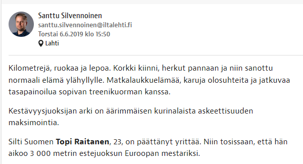 HaarmaKatja's tweet photo. Päätöksestä päämäärään reilut kolme vuotta 💪🥇#yleisurheilu https://t.co/yWAwrNyzgu