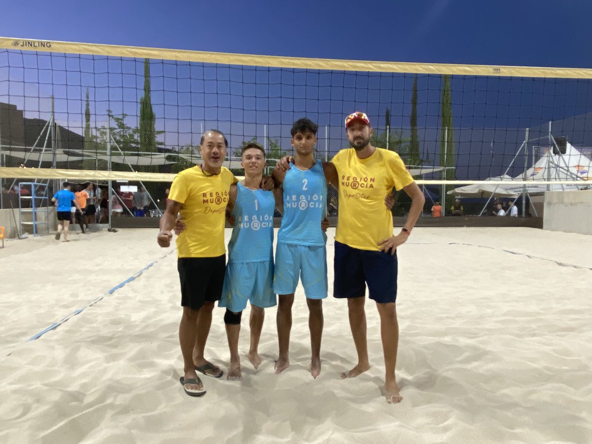 RegMurciaVoley's tweet photo. Murcia Cadete Masculino disputará la Final del Cesa VP22 en Lorca, contra Andalucia sábado 20/8 a las 11:20. Tras vencer a Canarias 2-0. Ánimo chicos. Todos a lorca. https://t.co/s2se9MFbB7