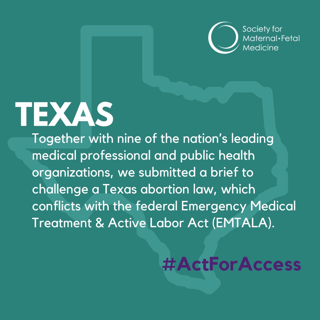 We joined leaders in emergency medicine, public health, OBGYN, pediatrics &amp; more to submit a legal brief in support of the <a href="/HHSGov/">HHS</a> guidance on #EMTALA. The brief explains how the TX challenge misunderstands federal law &amp; the on-the-ground practice of medicine. #ActForAccess
