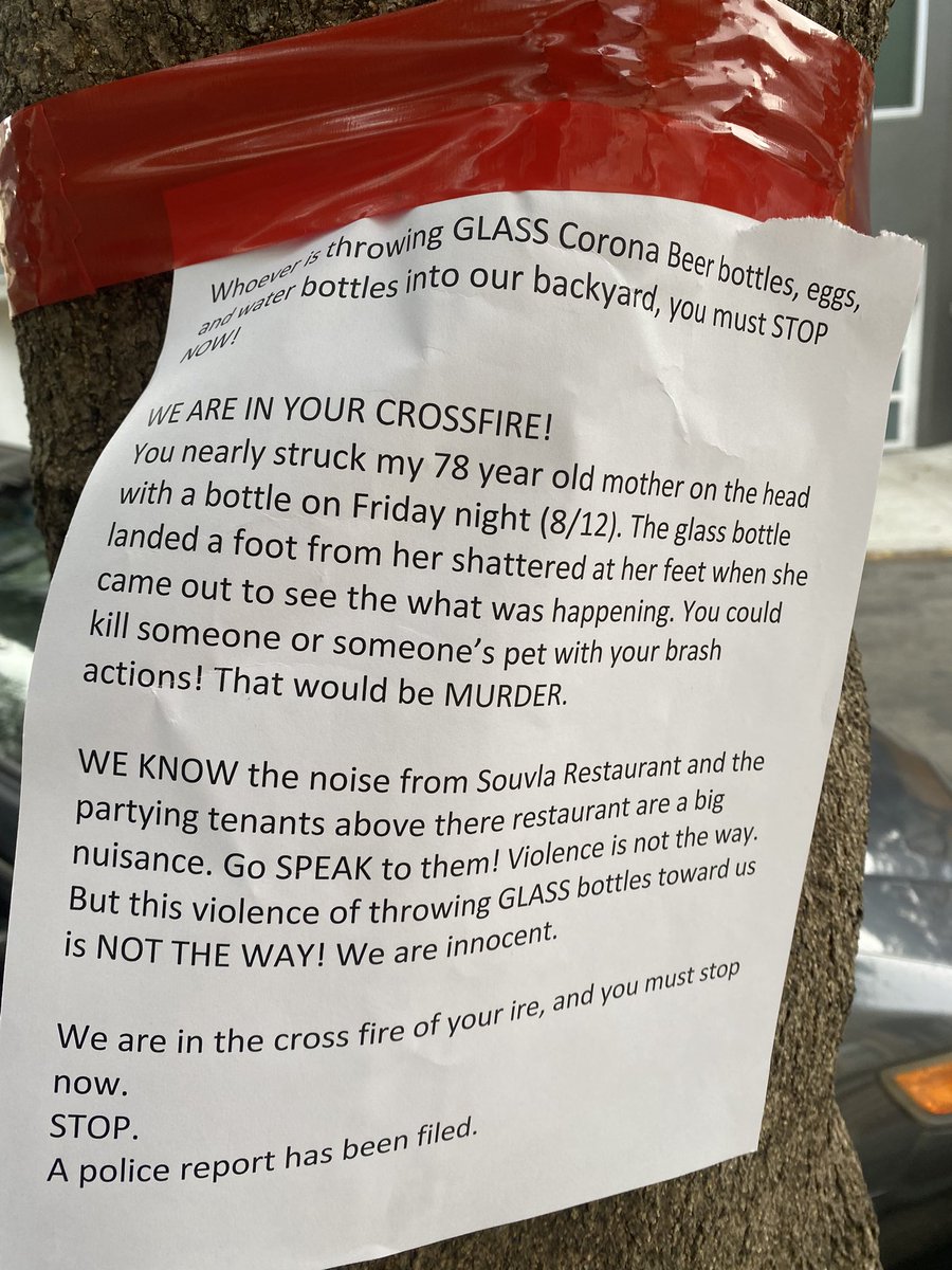 Shit is poppin off on Lapidge St