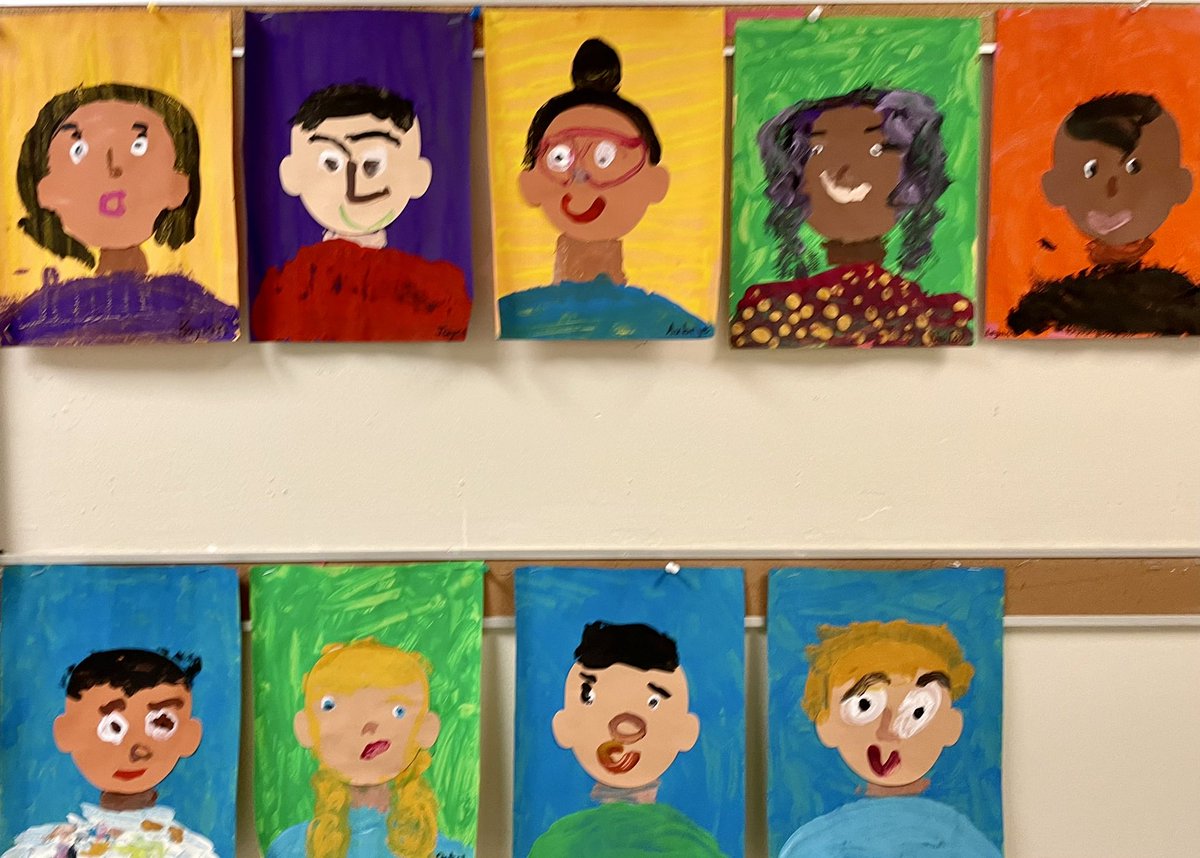 Kindergartners in Ms Godwin’s class created a self portrait of Who they (We) Are! Great job kindergarten! <a href="/APSGardenHills/">Garden Hills Elem</a> <a href="/IBinAPS/">IB in APS</a>