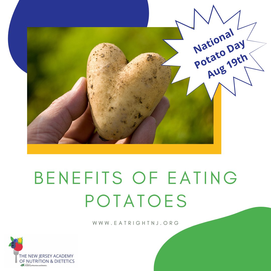 Today is National Potato Day! Learn all about this powerhouse veggie in our latest blog post! eatrightnj.org/benefits-of-ea… #EatRightNJ #NJAND #Potatoes
