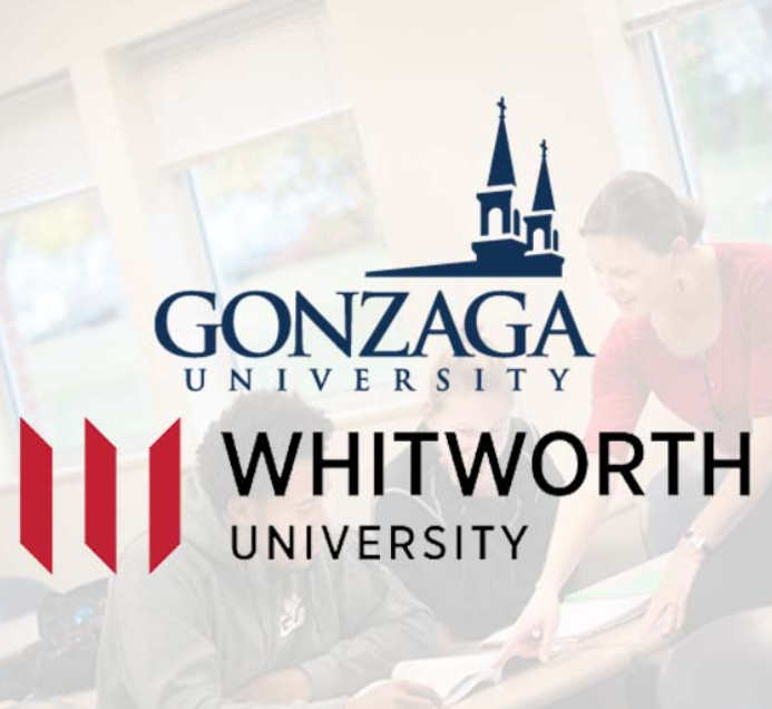 GonzagaGSB's tweet photo. We are pleased to announce a first-of-its-kind initiative between Gonzaga and Whitworth offering students an accelerated route to obtaining their MAcc or MSTax at Gonzaga. https://t.co/pbeaSJ9a65 https://t.co/vGhjmiVaTw