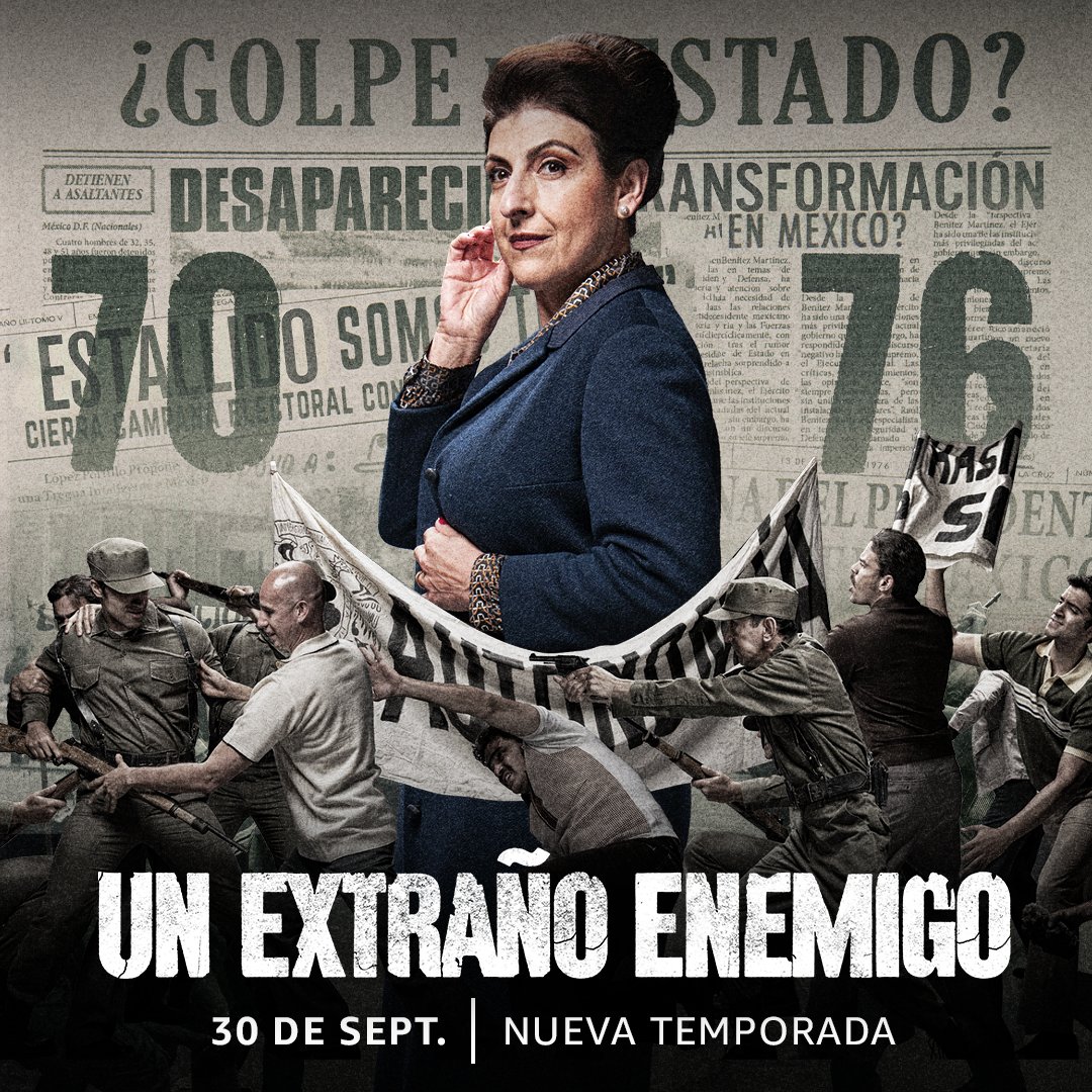 Extran6Enemig8's tweet photo. En el poder, la corrupción gobierna y la injusticia manda. #UnExtrañoEnemigo2, 30 de septiembre. Solo en Prime Video. https://t.co/0kE3jwKtiq