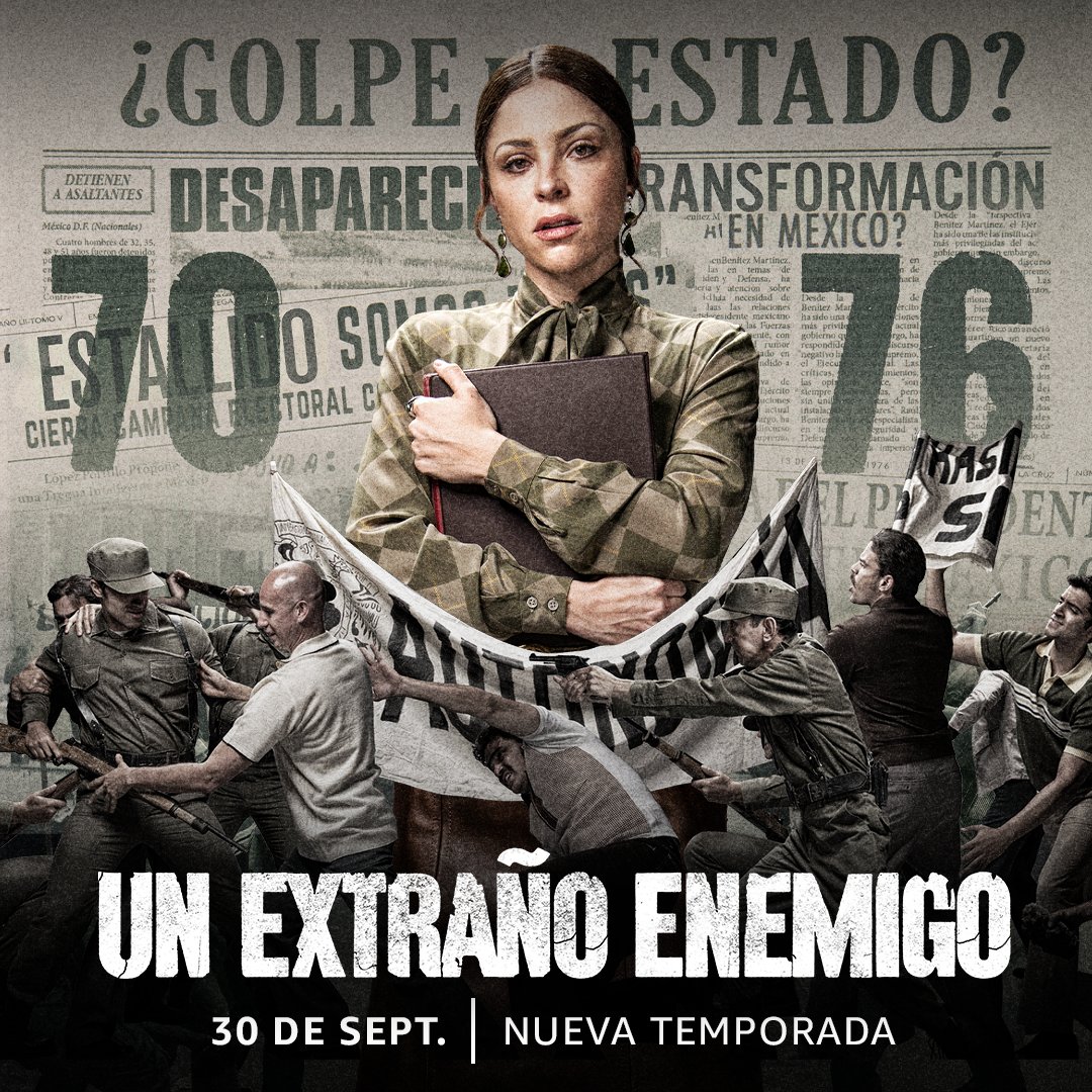 Extran6Enemig8's tweet photo. En el poder, la corrupción gobierna y la injusticia manda. #UnExtrañoEnemigo2, 30 de septiembre. Solo en Prime Video. https://t.co/0kE3jwKtiq