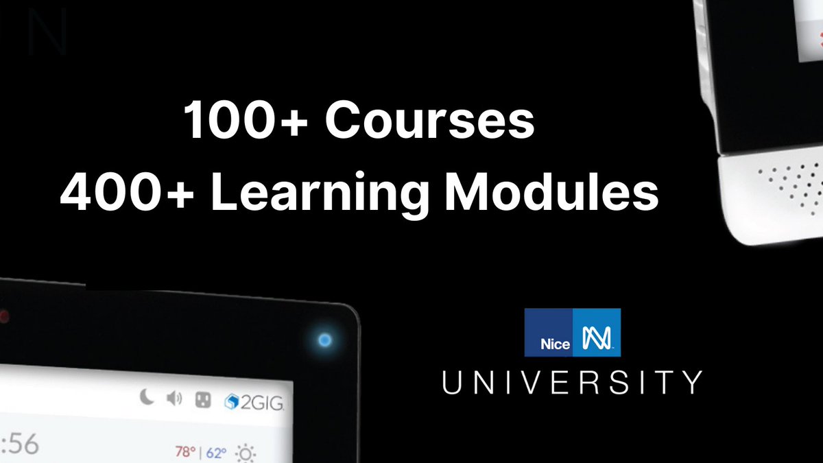 Acquiring new skills is important. Learn how to grow your business with courses, certifications and more from Nice/Nortek Control University. ⁠ ⁠ 

Use code: 𝗡𝗖𝗨𝗦𝗢𝗖𝗜𝗔𝗟⁠
Register Today: ow.ly/fb9k50JVaQG

#2GIG #2GIGEDGE #Security #Skills #NiceNortekControl