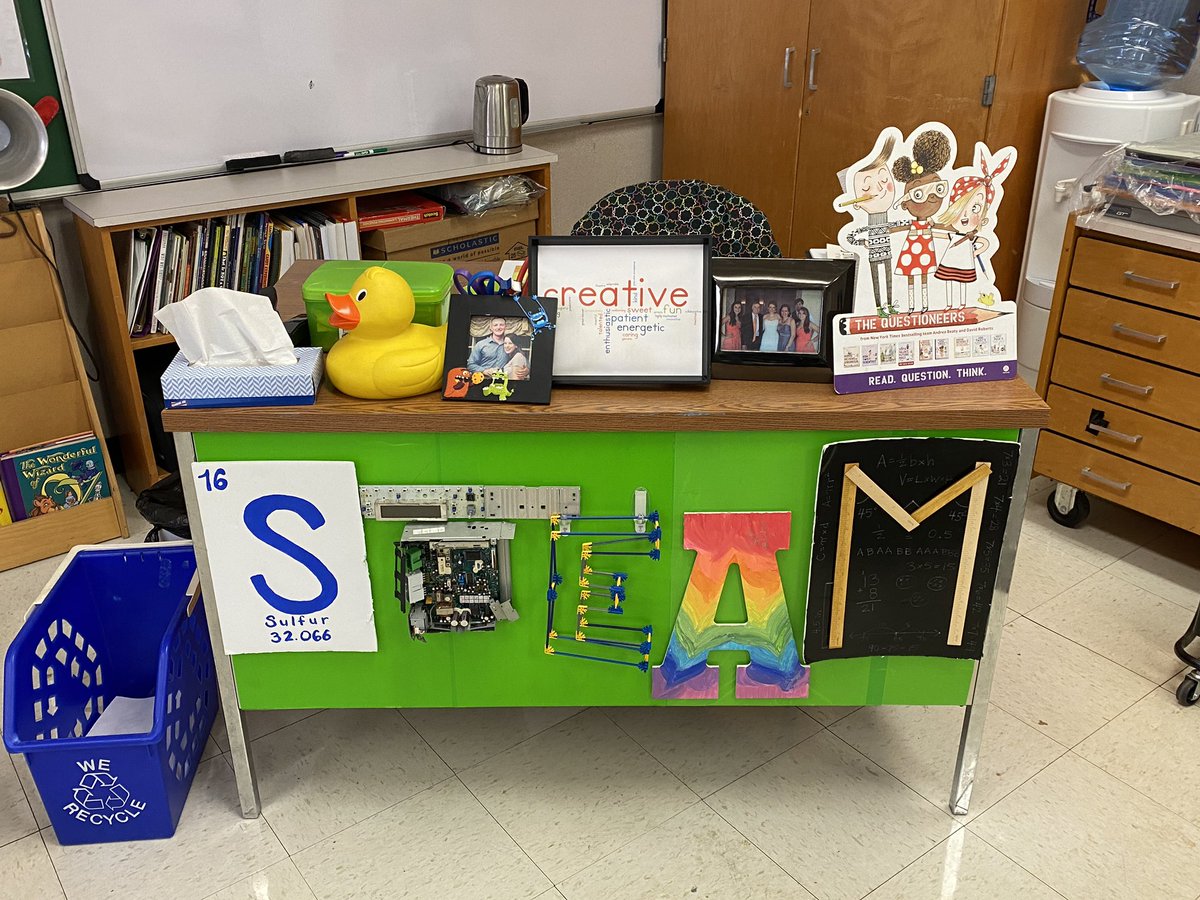 MosaicES_STEAM's tweet image. The STEAM lab is set up and ready for a new school year with our Mustangs on Monday! Can’t wait! #iteachstem #iteachsteam #makerspace #STEMeducation