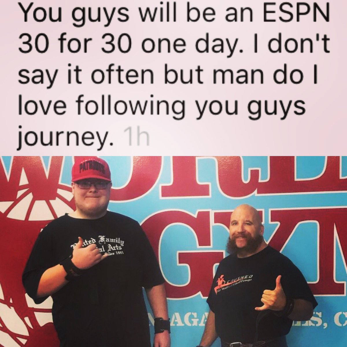 JeremyElliottNF's tweet photo. This comment made my day
•
Thankful for people like @jayfreshstart
•
Just trying to be a positive in this world 🌎
•
People don’t all know the full story of what my boys been through
•
As we go hopefully we can inspire more
#espn #30for30 #fasd #fasdawareness #fasdsuccess https://t.co/fvgBdUmcDH