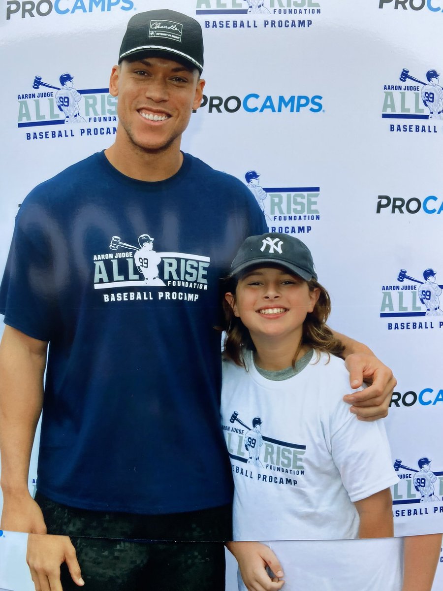 Special time and experience at the @AllRiseOfficial @TheJudge44 Baseball ProCamp! #Experience @ProCamps