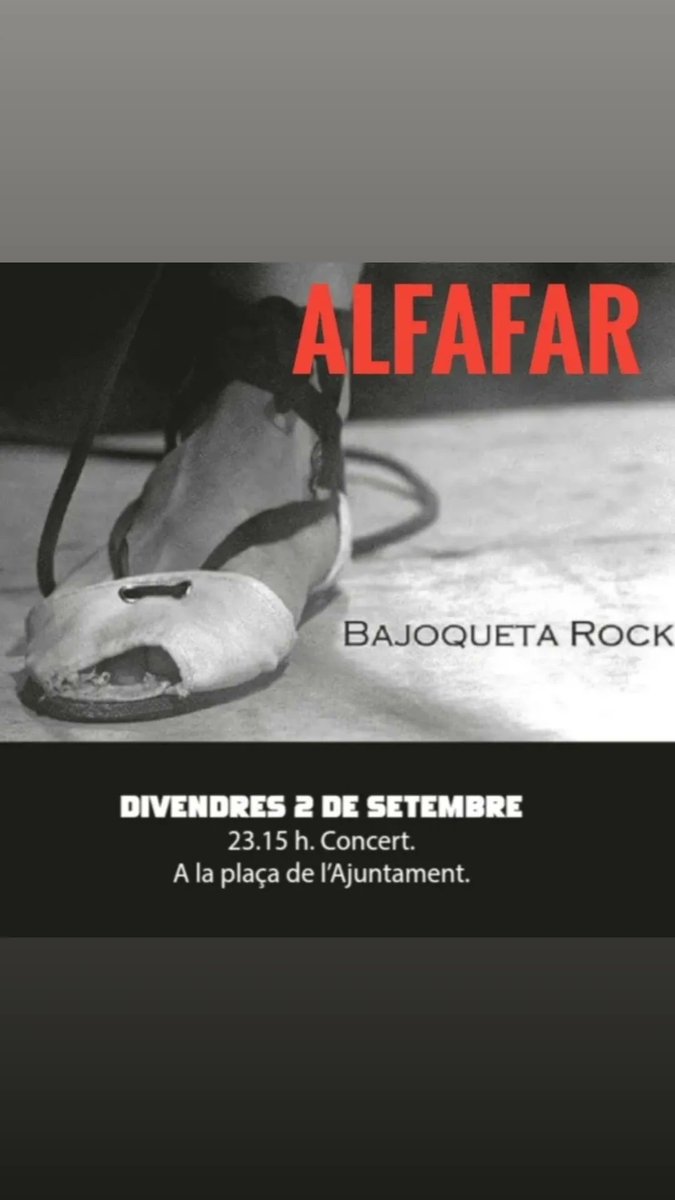 julioelsant's tweet photo. Pos això.
#bajoquetarock https://t.co/yEBIlKCnnJ