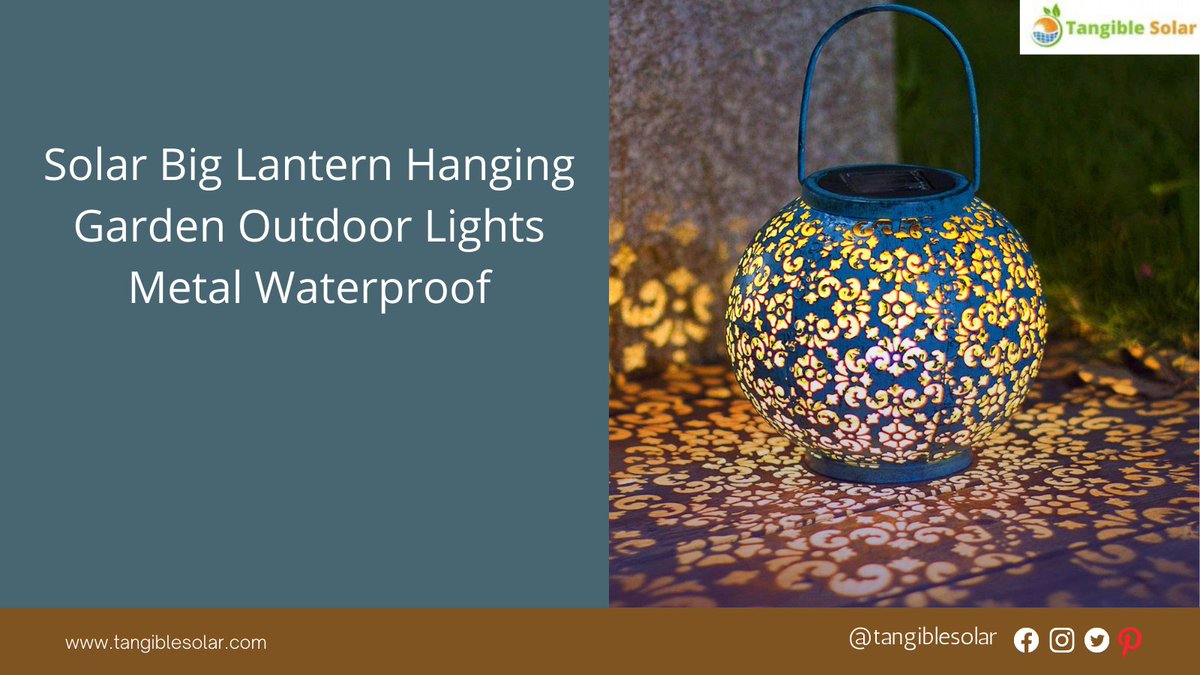 TangibleSolar's tweet image. 🎄😱Solar Big Lantern Hanging Garden Outdoor Lights Metal Waterproof LED Table Lamp Decorative🌷🌷
Click Hare👇👇
amzn.to/3QveZ33

#big #solar #Nikkita #lantern #PMSAlphaMenace #hanging #garden #lights #outdoor #metal #Tate #Louisiana #hanginglights #hanginglamp