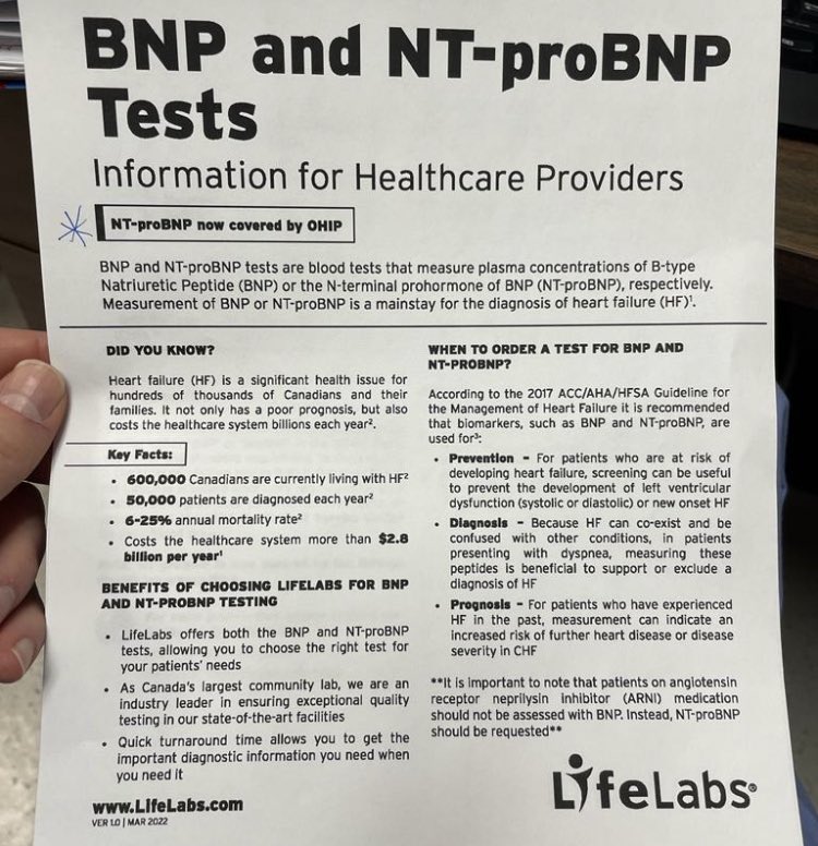 GoberdhanMD's tweet photo. @MyNameIsMena It makes no sense!! Even the bulletin is so strage - NT pro BNP is starred lol? I just save myself the headache and order NT pro BNP.. https://t.co/zUMENJ6qJh