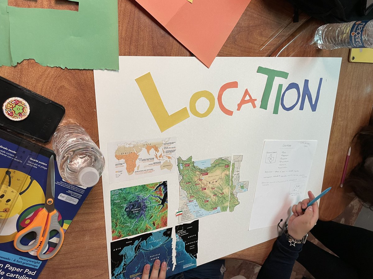 stem_williamson's tweet photo. Learning about the Five Themes of Geography this week. As a project, they are working in groups to develop infographic posters to educate people about the themes :) https://t.co/15Zjt4Z4aG