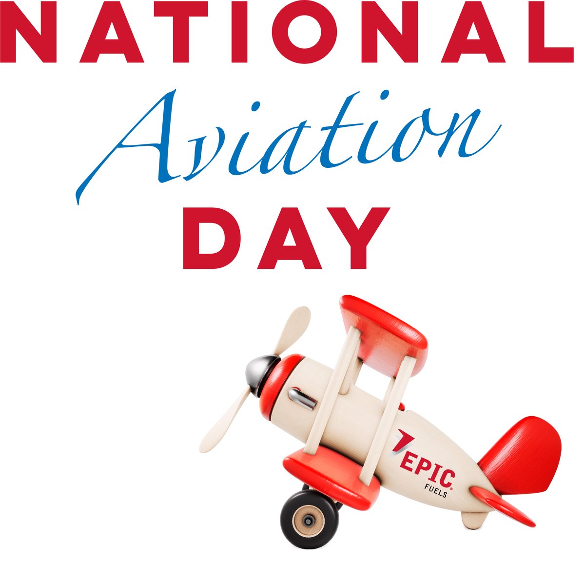 Today we celebrate the history and development of aviation and the pioneers of human flight. #NationalAviationDay #MakeThisDayEPIC