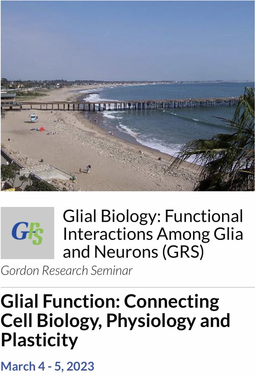 📣 Glia trainees! Applications for the #GliaGRS are open, but please note - the deadline to be considered for talks is *Dec 15*, NOT *Sep 5*. Please spread the word and submit your abstracts early, as the meeting is often oversubscribed! @neuro_runnerd grc.org/glial-biology-…