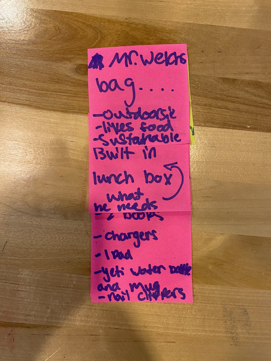 welch79's tweet photo. Week 1 of @TheMVDesignLab is on the books here at #mvmiddle. Starting w/questions: What is innovation? What’s in the bag?Making observations en route to insights…are we ready for week 2?? #creativeacts @TheMVSchool https://t.co/bMyZ8H4OyQ
