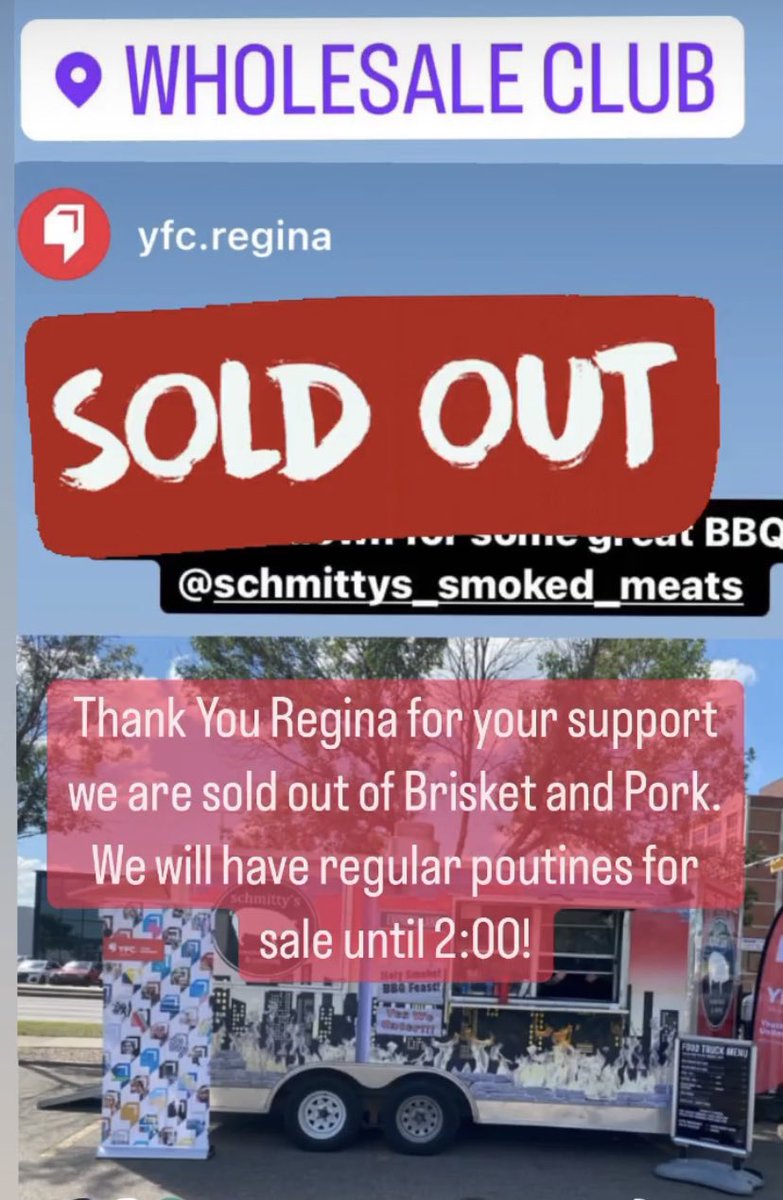 YFCRegina's tweet photo. Incredibly grateful for local businesses like @schmittys_smoked_meats that intentionally give back to the community to impact lives! 
We couldn’t do it without you! 
•
FORWARD.TOGETHER https://t.co/3YAvaCUbkL