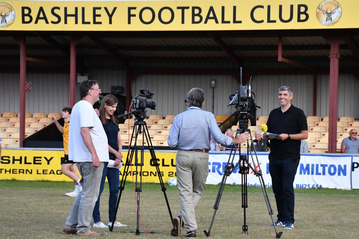 Bashley FC (@footballbashley) on Twitter photo It was fantastic to welcome <a href="/AlexisGreenTV/">Alexis Green</a> and <a href="/LewisCoombes/">Lewis Coombes</a> from <a href="/BBCSouthNews/">BBC Hampshire & Isle of Wight</a> to the GlenMex this evening.
A fantastic show of all things Bashley 👏 
📸 <a href="/DJ_RickyB/">RickyB Photography</a> 
#UpTheBash It was fantastic to welcome <a href="/AlexisGreenTV/">Alexis Green</a> and <a href="/LewisCoombes/">Lewis Coombes</a> from <a href="/BBCSouthNews/">BBC Hampshire & Isle of Wight</a> to the GlenMex this evening.
A fantastic show of all things Bashley 👏 
📸 <a href="/DJ_RickyB/">RickyB Photography</a> 
#UpTheBash