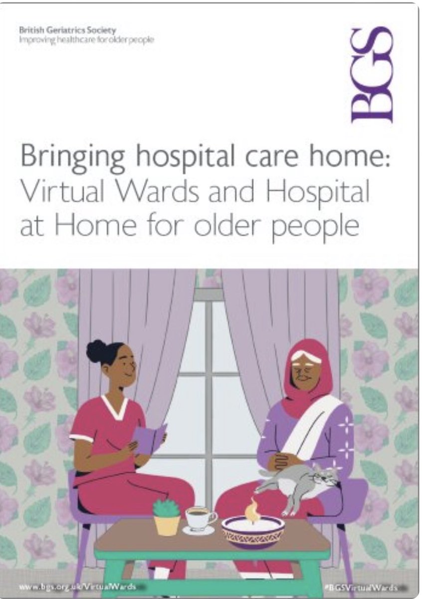 This report by the @GeriSoc summarises the current landscape on Virtual Wards & provides advice for decision-makers looking to set up such services for older people living with frailty bgs.org.uk/virtualwards #frailty #virtualwards #hospitalathome