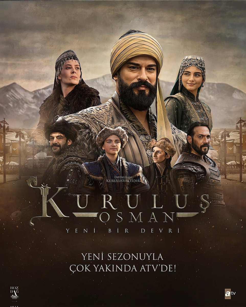 Kuruluş Osman yeni sezonuyla yakında atv'de! 🐺🔥

#KuruluşOsman