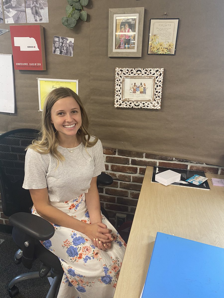 BCCHS_FCS's tweet photo. We are excited to welcome Mrs. Biby to the BC FCS department! We loved having our Eagles back in the building for a full day! Prayers for a wonderful school year! https://t.co/55uhkf2Euw