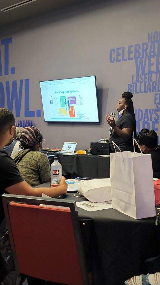 MonroePrincipal's tweet photo. We had the best first day EVER!!! We recharged,(bowling), we reconnected(staff bingo),rebuild identifying school system’s priorities. We had fun but really dug into the work!!! @orem_ms @NafisahCurry @SavvyEducator_T @TheMan_MrCoates  #Recharge#Reconnect#Rebuild https://t.co/xnFZABtZpV