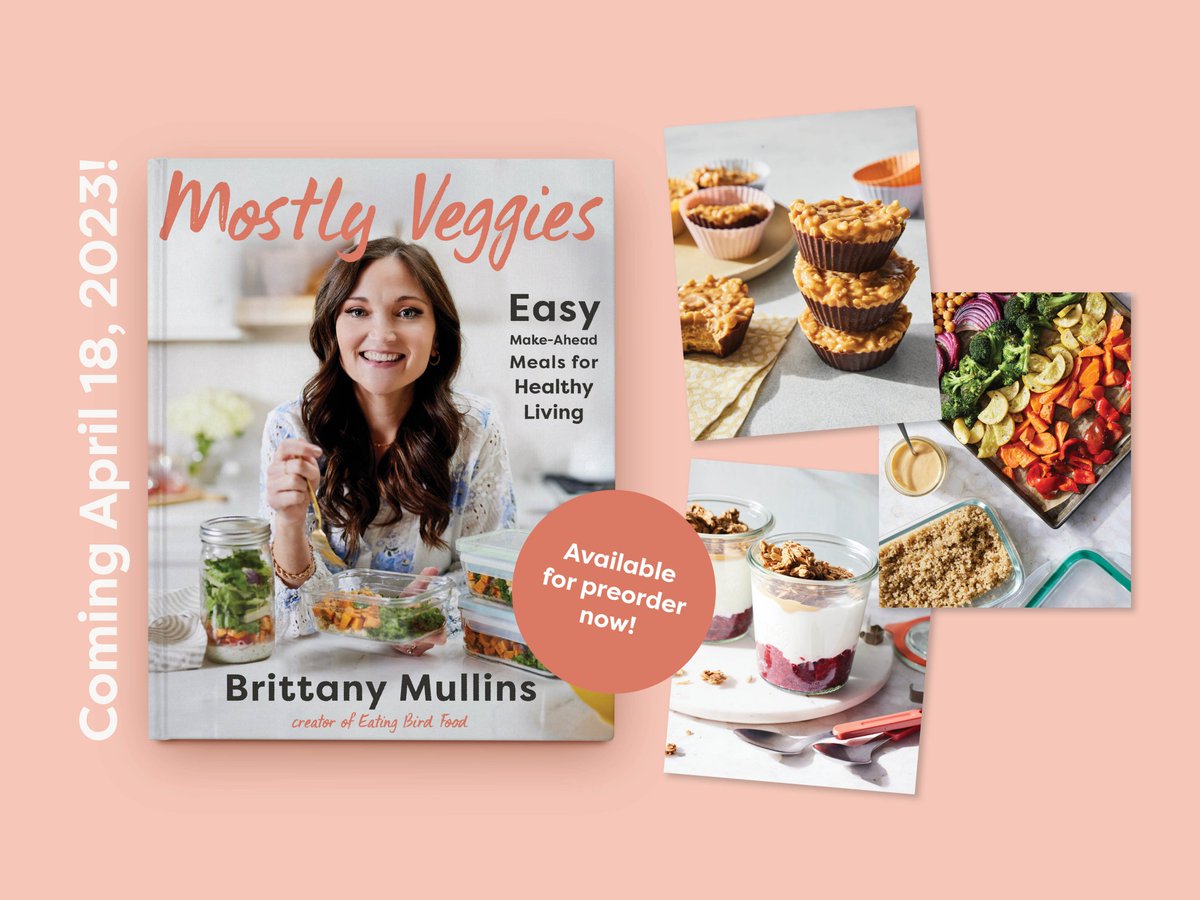 My first cookbook, Mostly Veggies, will be released April 18, 2023! Preorder your copy now. <a href="/voraciousbooks/">Voracious</a>  <a href="/littlebrown/">Little, Brown and Co</a> eatingbirdfood.com/cookbook/