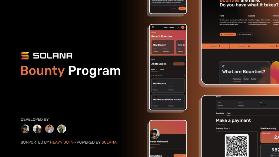 HeavyDutyBuild's tweet photo. The last 12 weeks were crazy. We worked with a new cohort of the fellowship program of @MLHacks. These guys are top-notch talent coming into the @solana ecosystem. They created the Solana Bounty Program. https://t.co/YLl6kG89sL
