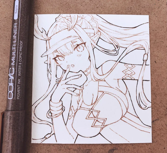 fgoの夏イベの落書き〜〜 