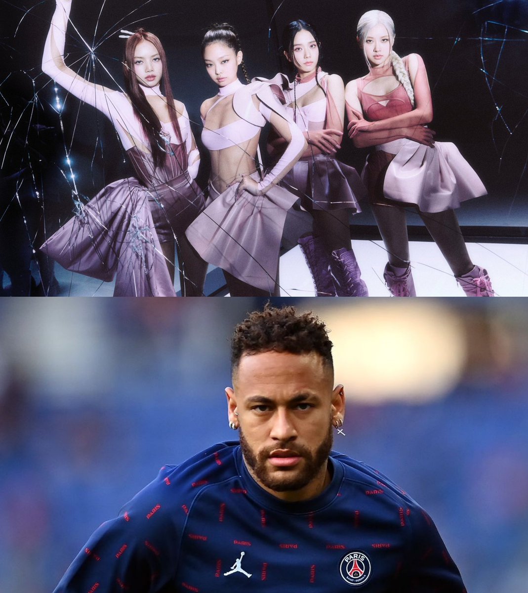 PopBase's tweet photo. Neymar reveals he’s a fan of BLACKPINK’s new single #PINKVENOM. https://t.co/Upekx2H8c3