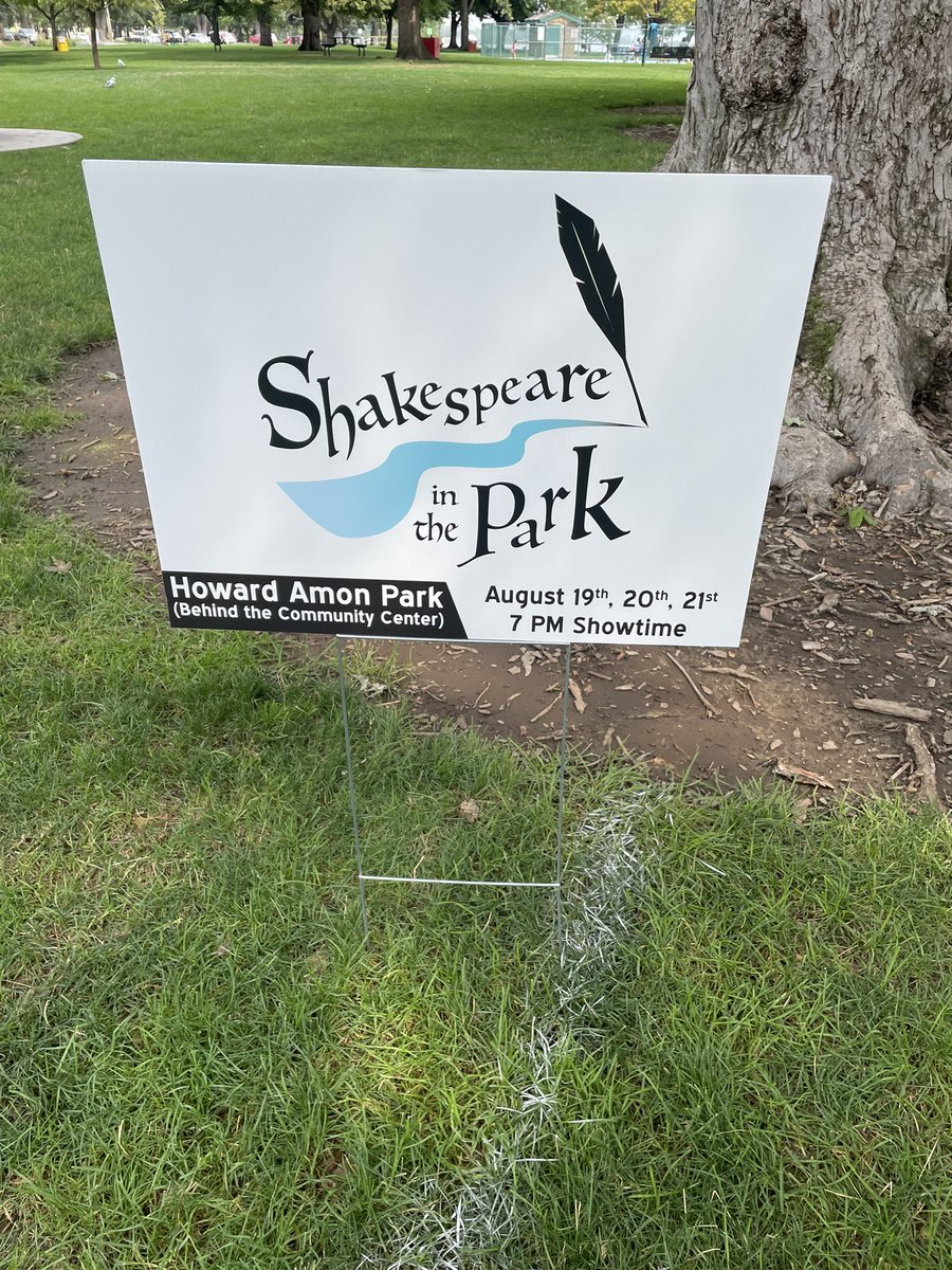 Rm_theatre's tweet photo. Follow the signs in Howard Amon Park, and you will find our stage! We hope to see you soon! 🌳 #rm_theatre #Shakespeare #CityOfRichland #AsYouLikeIt #FreeShakespeare @RichlandWA https://t.co/uCQYJNF3a1
