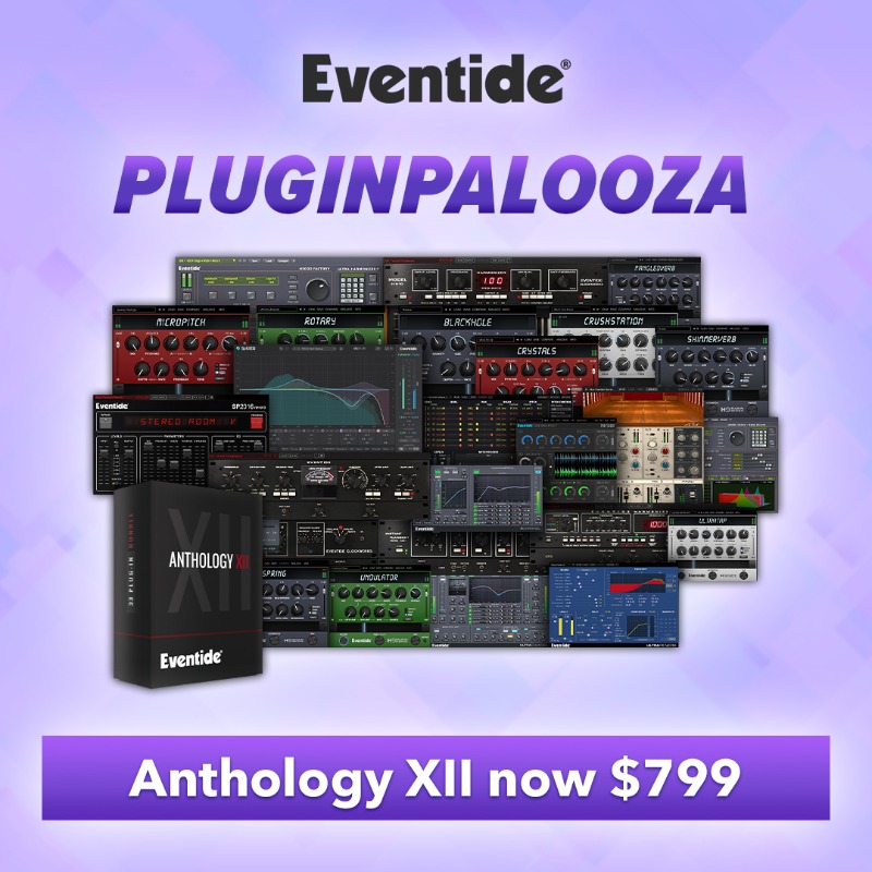 EventideAudio's tweet photo. #Pluginpalooza deal alert! Stock up & save up to 80% on our plug-in bundles through the end of the month!
π» Already own Eventide plug-ins? Be sure to check your upgrade price on our website for our best discounts yet!