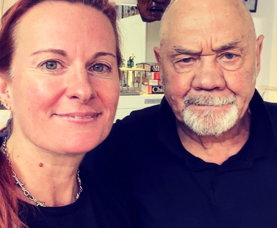 zRedhead01's tweet photo. To some this is THE oddest wedding present ever, but it almost brought me to tears.
Bill Hooper is a historical part of #Leith, having had his #tattoostudio on #ElmRow decades.
Not able to make my wedding due to Ill health I will treasure this ❤️ #tattoo #edinburgh #legend https://t.co/204iIohSRn