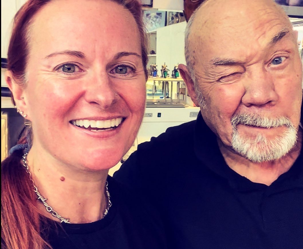 zRedhead01's tweet photo. To some this is THE oddest wedding present ever, but it almost brought me to tears.
Bill Hooper is a historical part of #Leith, having had his #tattoostudio on #ElmRow decades.
Not able to make my wedding due to Ill health I will treasure this ❤️ #tattoo #edinburgh #legend https://t.co/204iIohSRn