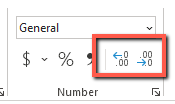 Anyone else click one of the buttons below, and then realize they need the other one (fwiw, the buttons increase/decrease decimal points)...? 😂
#exceltips #Excel #Microsoft365