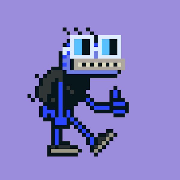 This little bugger combines so many things I like: art from <a href="/gremplin/">gunk in the machine</a>, a nod to <a href="/nounsdao/">Nouns.eth</a> and it’s a part of the <a href="/proof_xyz/">PROOF</a>/<a href="/moonbirds/">Moonbirds</a>/<a href="/oddities_xyz/">Moonbirds Oddities</a> family. Today is a good day! 🐸👍