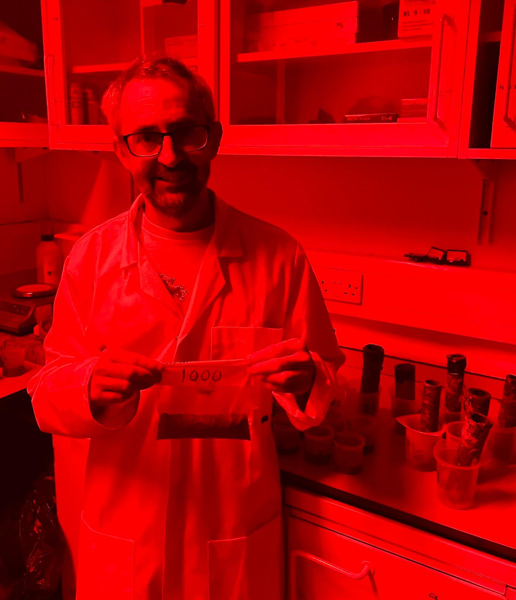 GeoTimKinnaird's tweet photo. Milestone today @EarthSciStA Luminescence Lab when we logged our 1000th sample. Thanks to all our collaborators over the last 5 years - not enough space for everyone! @McCordCentre @UrbNet1 @LostFrontiersBD @StirBES https://t.co/clTSReKvo1