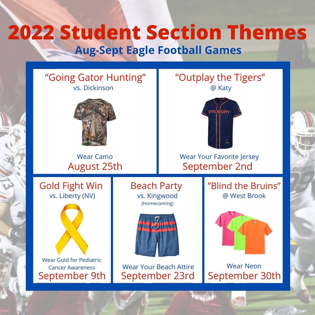 AHS Class of 2024! on Twitter: "The OFFICIAL Student Section Schedule