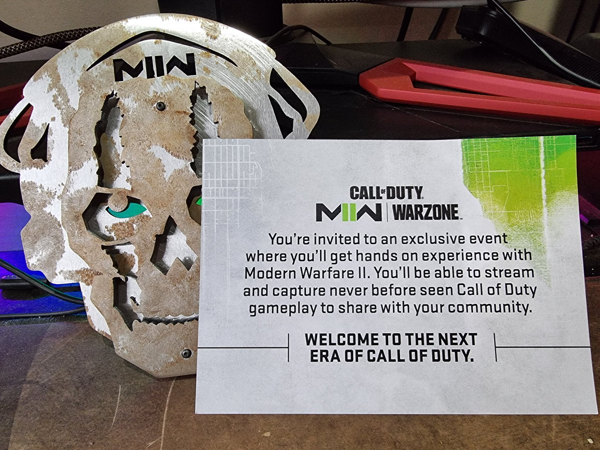HayashiXPG's tweet photo. Filhos... chegou!!

Não, eu não joguei #MWII ainda, mas vou jogar dia 15 de setembro no #CODNEXT, hihi, e vai ter live do game direto do evento lá no meu canal da Twitch! 👀

Muito obrigado ao @CallofDutyBR pelo reconhecimento e confiança de sempre! https://t.co/lijE8sWZfF
