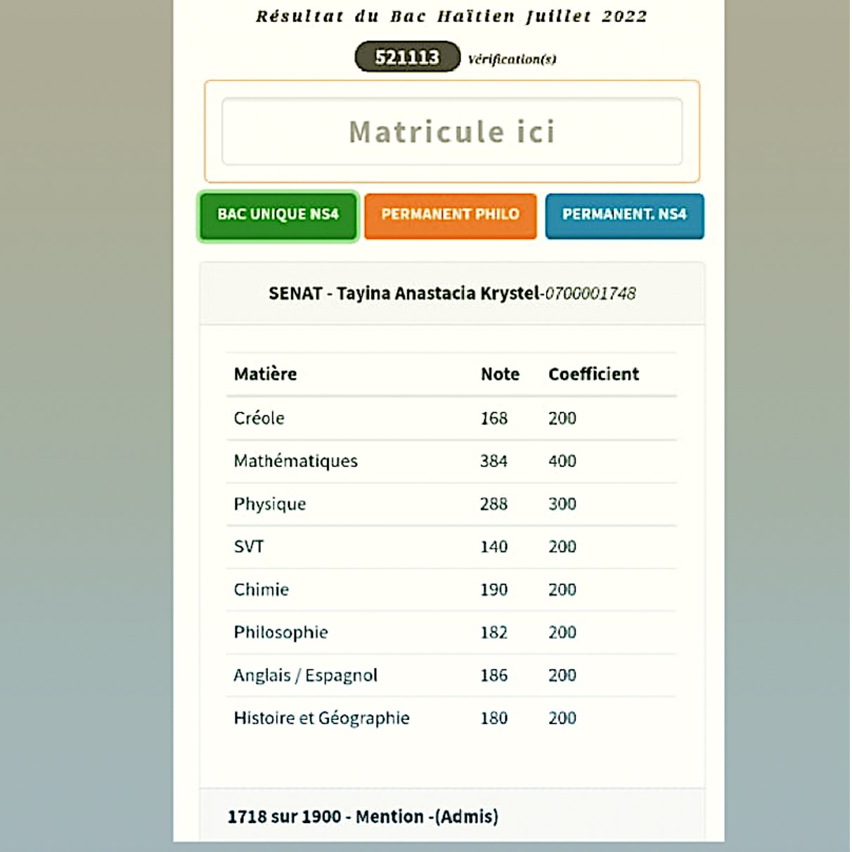 Nesmy Manigat on Twitter "Le MENFP_Education salue les résultats