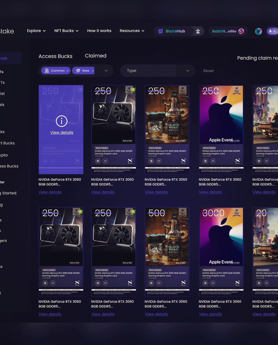 star_stake's tweet photo. Had a major technology breakthrough this week.Full NFT ecommerce is part of starstake.This is incredibly groundbreaking for web3 functionality.Consumers are able to purchase access bucks that are redeemable for products and services but also makes products into a form of currency https://t.co/XwY68slKZM