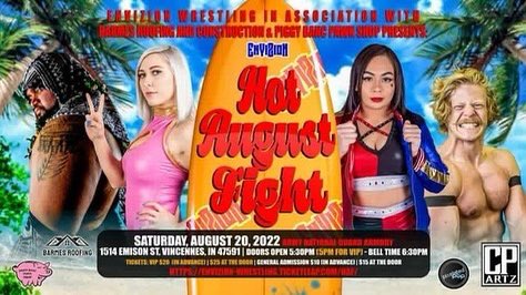 WeAreEnvizion's tweet photo. Due to illness, @hernamescharlie will unfortunately not be attending HOT AUGUST FIGHT. Instead, @leslielamuneca and @Shalonce_Royal will go one-on-one in another first-time-ever match-up! Get your tickets now because they’ll cost more at the door! #WeAreEnvizion #HotAugustFight https://t.co/BKyJ9BuTu9