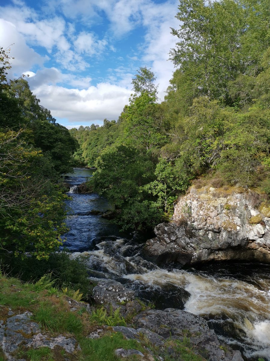 Shin falls!  Lovely as ever,  shame about the cafe not being open though.