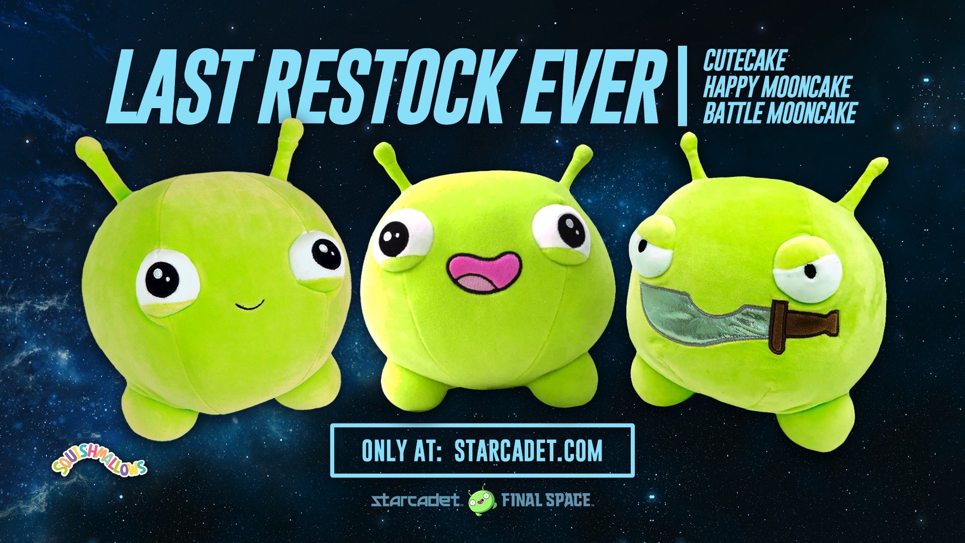 Mooncake final cheap space plush