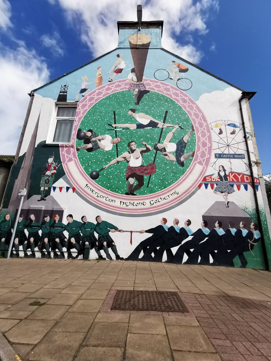 Invergordon and its amazing murals.