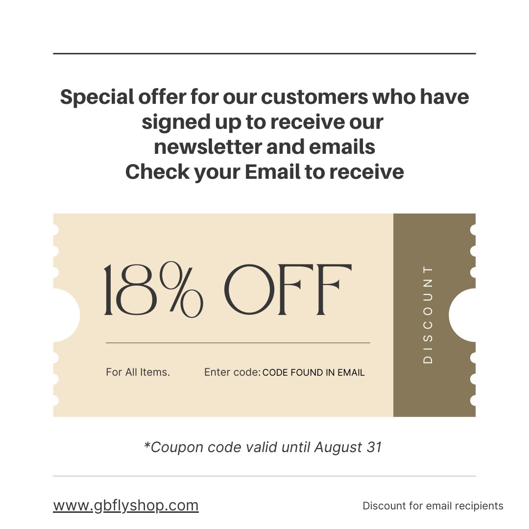 For our email subscribers only! #flyfishing