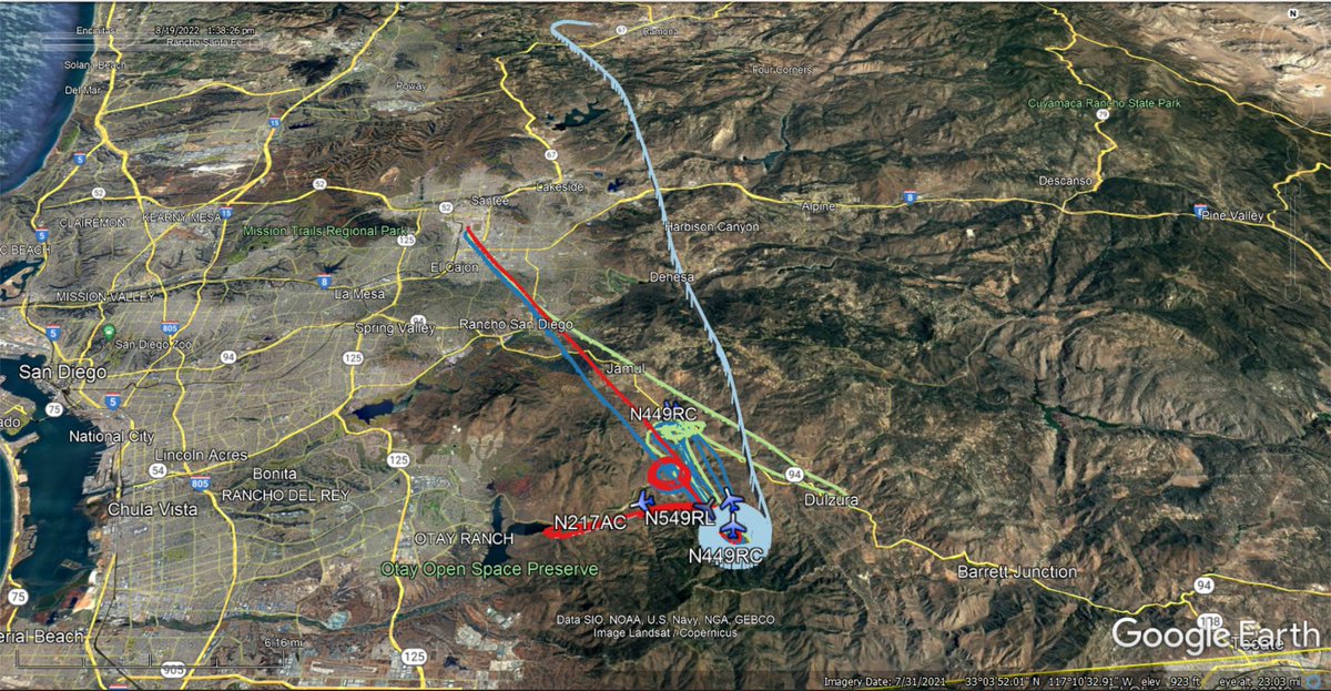 fire_feeds's tweet photo. Firefighting aircraft fighting the 5 acres #Border31Fire at #OtayMountain #SanDiegoCounty
https://t.co/Dfv0FGqF2v
#CalFire
#A330 #N409DF
San Diego County Fire
#N549RL
#N449RC
Erickson Inc
#C740 #N217AC
πΊπΈβ€οΈβπ₯ https://t.co/e8Sr6wPCuc