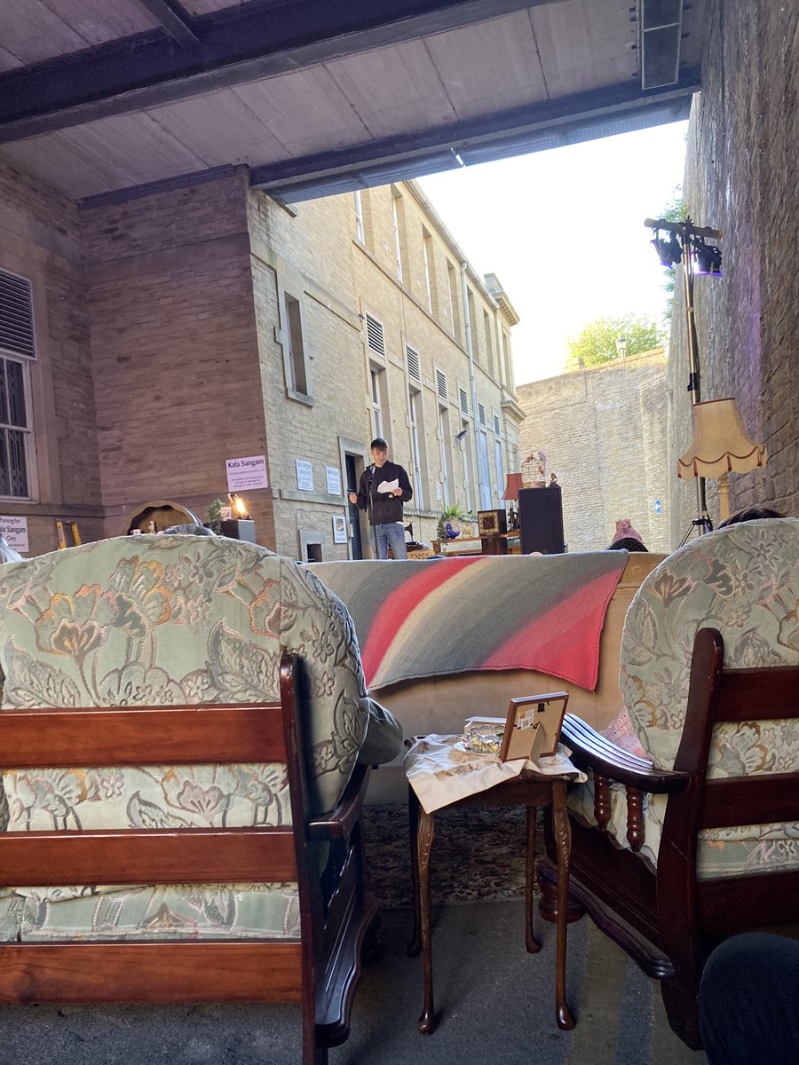 Massively proud of <a href="/jamespenn451/">James</a> who performed at his first open mike tonight at Front Room Poetry. What an amazing evening listening to so many talented poets- this is why we love #Bradford <a href="/kirstybratfud/">Kirsty Taylor</a> @Kala_Sangam